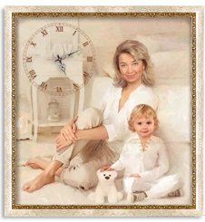 Картина с часами